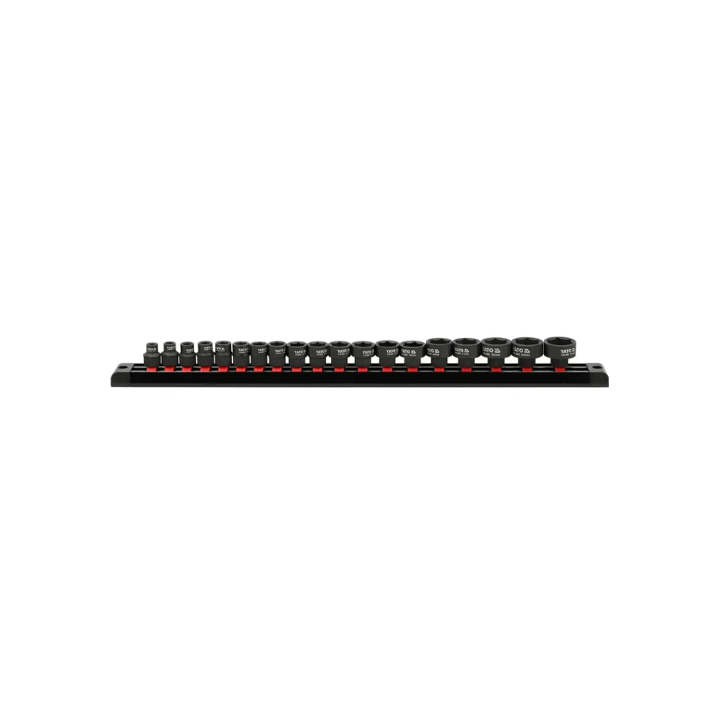 Set chei tubulare de impact scurte hexagonal 19 buc. 3/8" yato 2