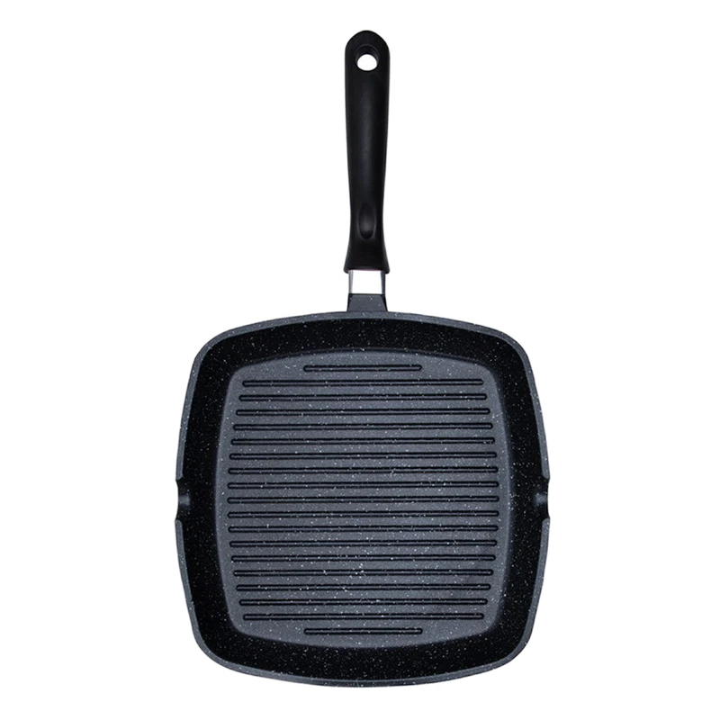 Tigaie-grill rondell 93406, 28cm, negru 8