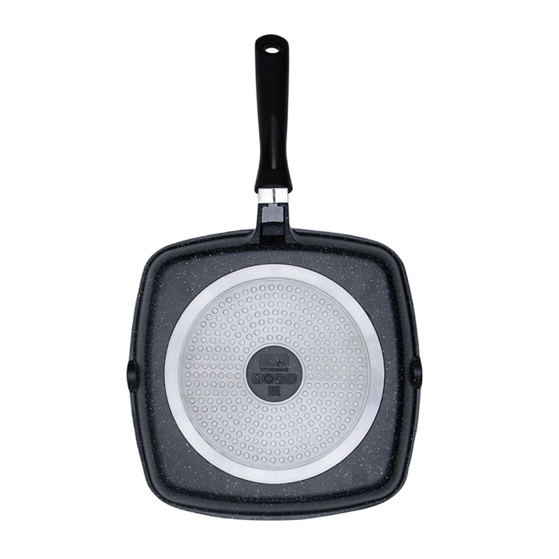 Tigaie-grill rondell 93406, 28cm, negru 10