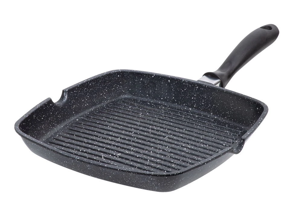 Tigaie-grill rondell 93406, 28cm, negru 5