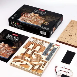 Puzzle 3d „gară feroviară” cu iluminare led, 255 elem. Thumbnail 5