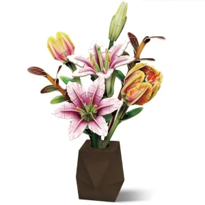 Puzzle 3d „buchet de flori”, 120 piese Thumbnail 2