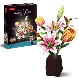 Puzzle 3d „buchet de flori”, 120 piese