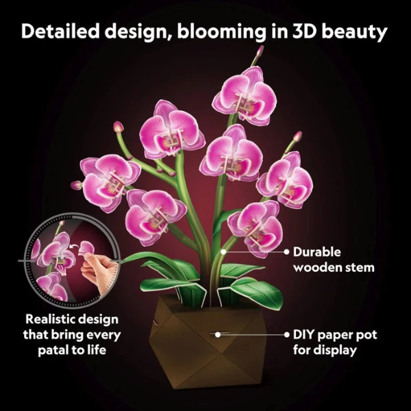 Puzzle 3d „buchet de flori”, 120 piese 5