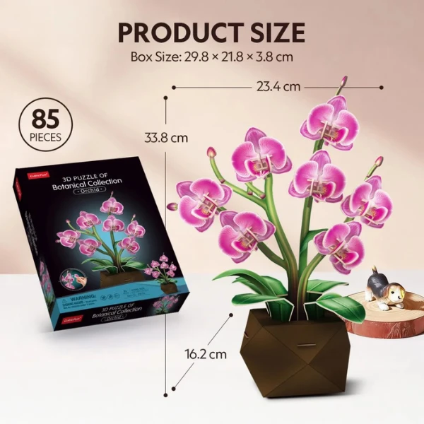 Puzzle 3d „buchet de flori”, 120 piese 6