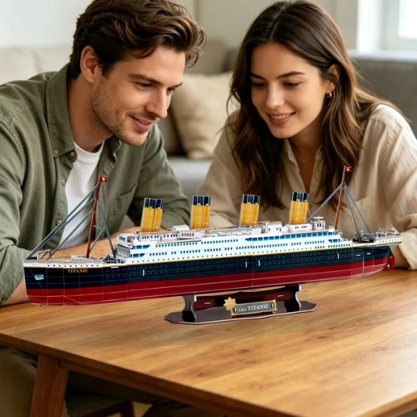 Puzzle 3d „titanic”, 113 piese 5