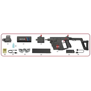 #01 automat electric „vector” cu bile hidrogel, 65 cm Thumbnail 4
