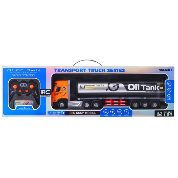 #01 camion-cisternă cu telecomandă 1:24, cu efecte luminoase și sonore 3