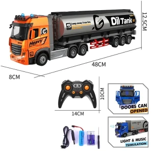 #01 camion-cisternă cu telecomandă 1:24, cu efecte luminoase și sonore Thumbnail 4