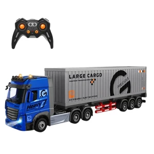 #01 camion cu telecomandă și container 1:24, cu efecte luminoase și sonore Thumbnail 2