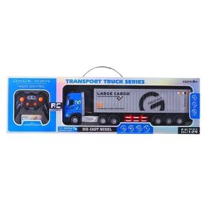 #01 camion cu telecomandă și container 1:24, cu efecte luminoase și sonore Thumbnail 3