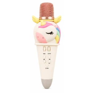 #01 microfon karaoke pentru copii „unicorn”, 21 cm, 3 culori Thumbnail 5