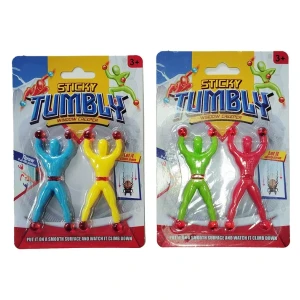 #01 figurine lipicioase „acrobați” pentru geam, 2 buc. Thumbnail 3