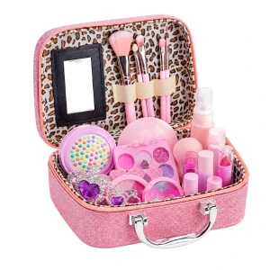 #01 set de cosmetice și bijuterii pentru copii în gentuță „unicorn” Thumbnail 3