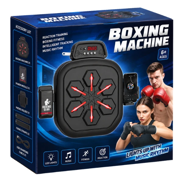 #01 țintă interactivă de box cu lumini și muzică, 60 cm 3