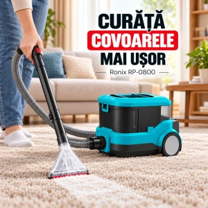 Aspirator pentru covoare cu funcție de spălare 800w rp-0800 Thumbnail 2