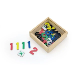 Cifre magnetice colorate, 37 buc