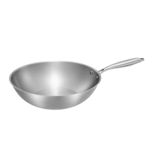 Tigaie wok resto 95037, 32cm, oțel inoxidabil