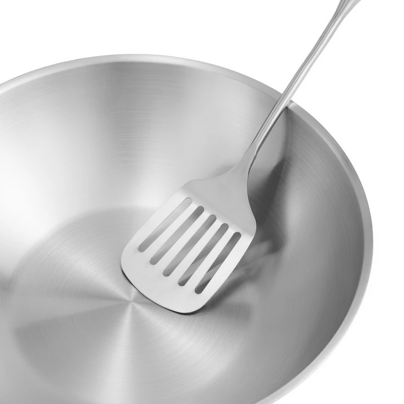 Tigaie wok resto 95037, 32cm, oțel inoxidabil 12