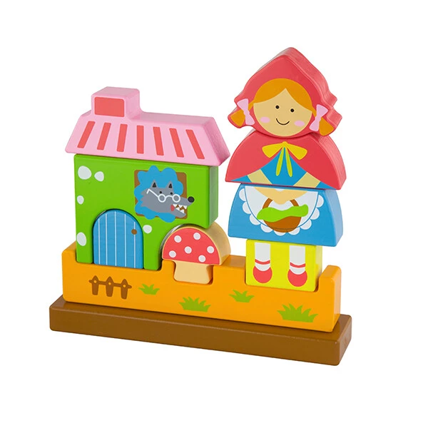 Puzzle 3d puzzle magnetice "scufița roșie" 2