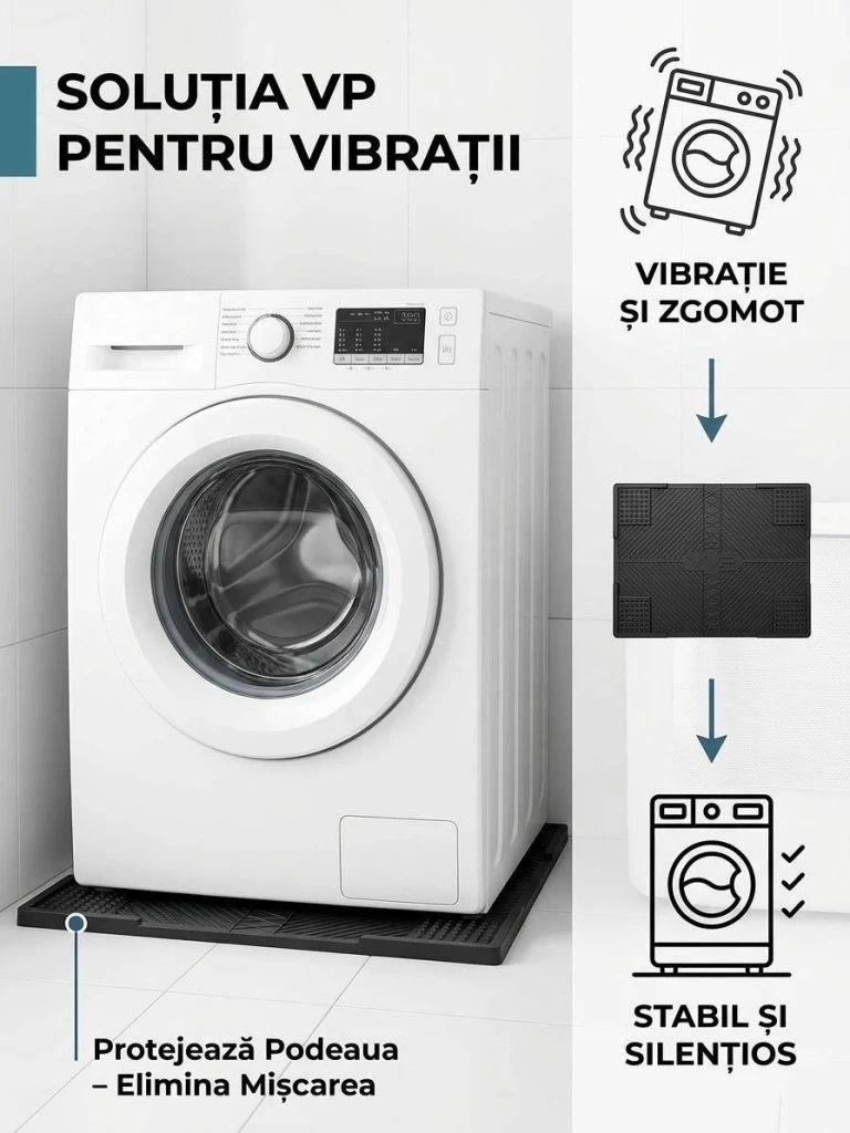 Covoraș din cauciuc pentru uz casnic, pentru mașina de spălat, k-15 2