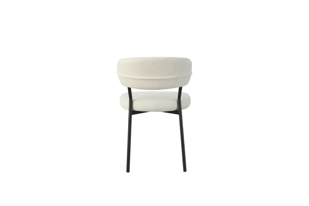 Scaun roma bej textil 4