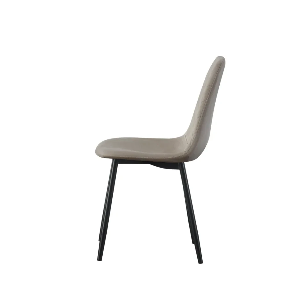 Scaun milano gri catifea 3