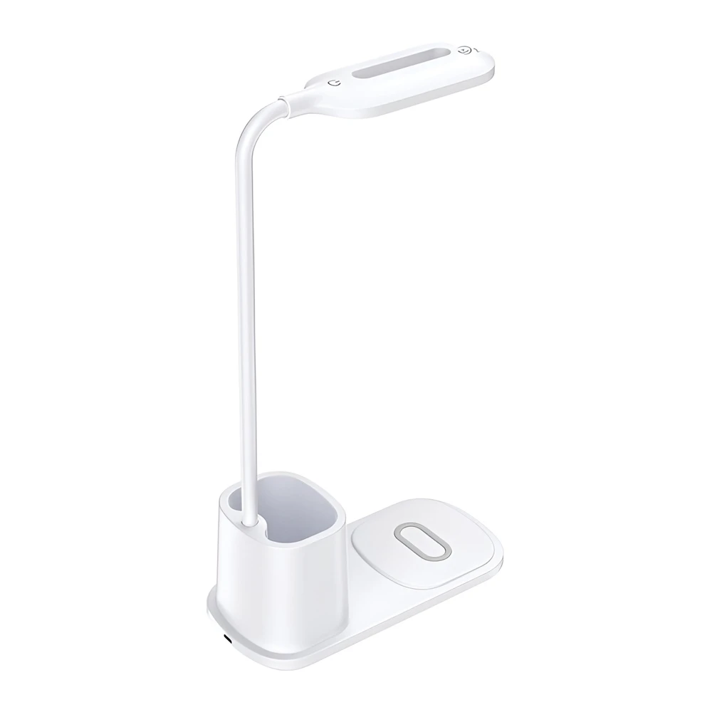 Rebeltec led desk lamp with qi wireless charging 15w w601, white 2