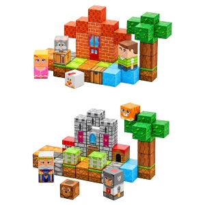 Constructor magnetic „craftblocks”, 48 de piese, 2 modele Thumbnail 5