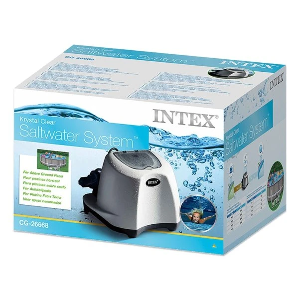 Intex хлоргенератор (система морской воды) “krystal clear qs500” для бассейна до 26500л, 220-240v, с таймером 2