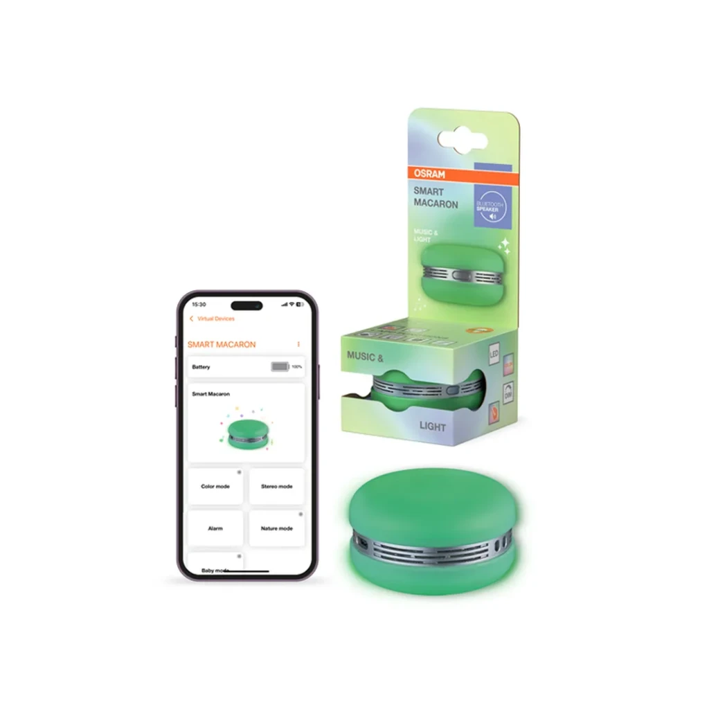 Bluetooth-колонка с rgb-подсветкой smart macaron 1.75 вт osram 3