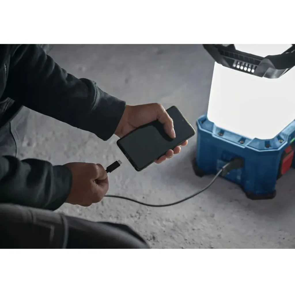 Светильник аккумуляторный строительный (без аккумулятора) gla 18vh-7500 18 в bosch 5