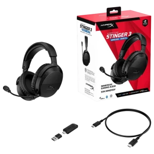 Игровая гарнитура hyperx cloud stinger 3 , беспроводной, чёрный Thumbnail 7