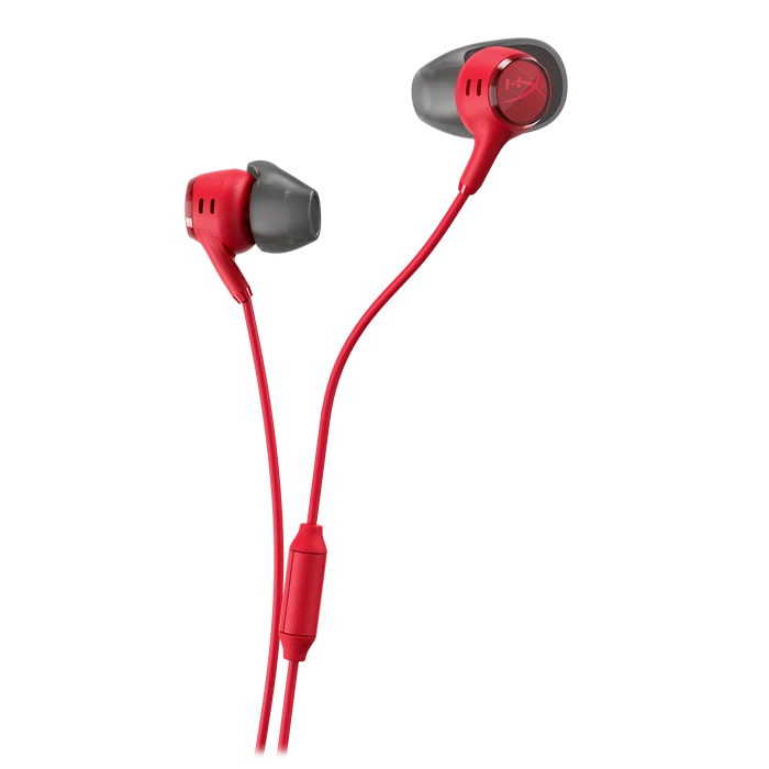 Гарнитура для мобильных телефонов hyperx cloud earbuds iii, проводной аналоговый, красный 2