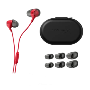 Гарнитура для мобильных телефонов hyperx cloud earbuds iii, проводной аналоговый, красный Thumbnail 3