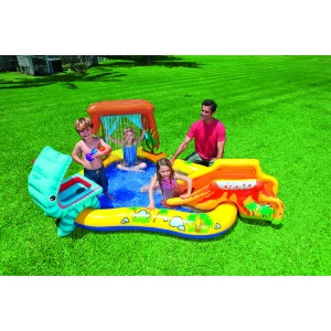 Intex centrul de joacă gonflabil “în lumea dinozaurilor” 249x191x109 cm, 310 l, până la 81 kg, 2+ Thumbnail 9