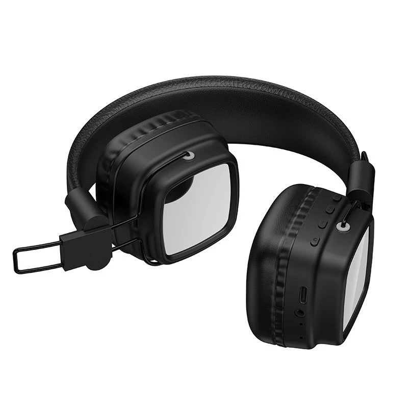 Наушники hoco w72 earl ⅲ abyss mirror bluetooth, черные 2
