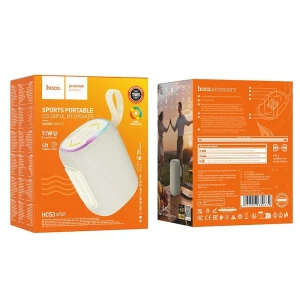 Boxă bluetooth hoco hc53 suyun, alb lăptos Thumbnail 2