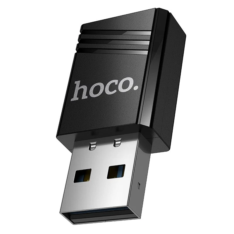Беспроводная сетевая карта hoco hi38 wifi4 с внутренней антенной и usb, черная. 2