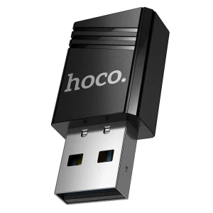 Беспроводная сетевая карта hoco hi38 wifi4 с внутренней антенной и usb, черная. Thumbnail 2