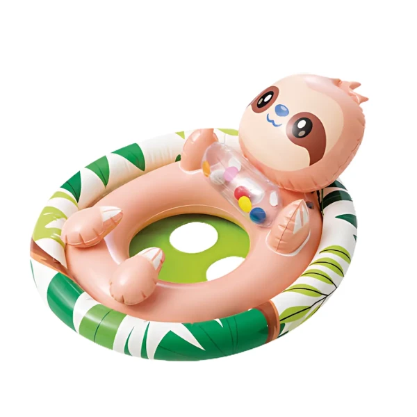 Intex детский надувной круг с вырезами для ног 76х58 см, до 23кг, 3-4 лет, 3 модели 3