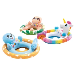 Intex cerc gonflabil cu decupaje pentru picioare 76х58 cm, până la 23 kg, 3-4 ani, 3 modele