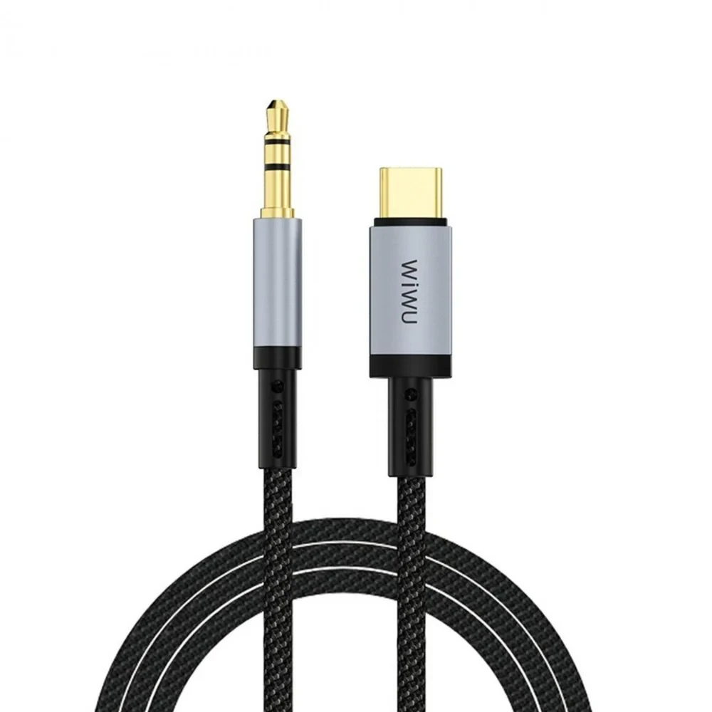 Аудиоконвертер wiwu legend (1,5 м) lightning на 3,5 мм wi-c048t, черный 3