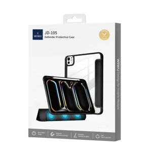 Защитный чехол wiwu defender для планшетов jd-105 11-го поколения (11 дюймов, 2025, a16) и 10-го поколения (10,9 дюймов, 2022), черный. Thumbnail 3