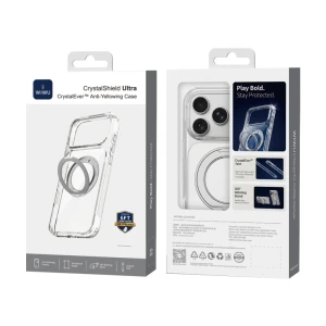 Carcasă wiwu crystalshield ultra crystalever™ anti-îngălbenire cs-203 pentru iphone 18 pro/17 pro, transparentă Thumbnail 3