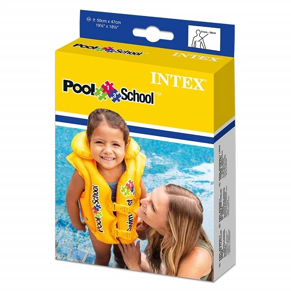 Intex vesta de înot gonflabilă "școala pentru înot", 50х47 cm, 3-6 ani 3