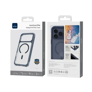 Husă anti-cădere wiwu areoguard pro pentru airbag ag-202 pentru iphone 18 pro/17 pro, albastru marin Thumbnail 3