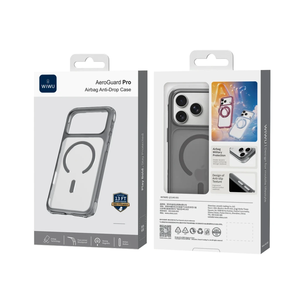 Husă anti-cădere wiwu areoguard pro ag-202 pentru airbag, gri 3