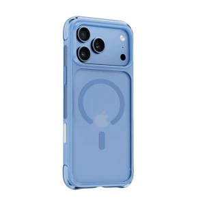Husă anti-cădere wiwu areoguard pro airbag ag-202 pentru iphone 18 pro max/17 pro max, albastru deschis
