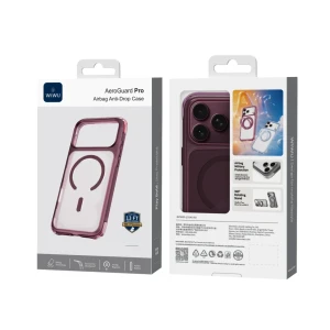 Husă anti-cădere wiwu areoguard pro airbag ag-202 iphone 18 pro max/17 pro max, violet Thumbnail 3